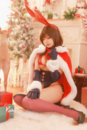 [Net Red COSER Photo] Anime blogueur Rainight 魈雨-Christmas Rabbit