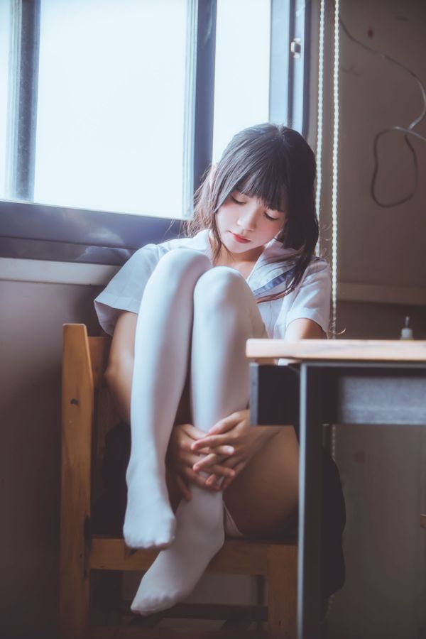 Pêssego cereja 《蓝 Roupas de mão Shiramizu》 [萝 eri COS]