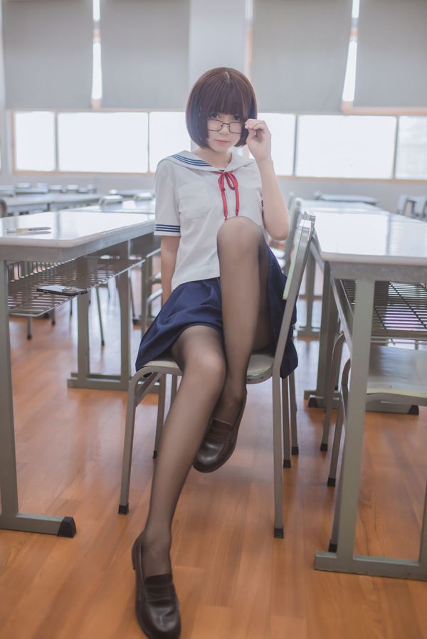 Shirokin Saki "Mushroom Head Black Silk JK" [benefícios do COSPLAY]